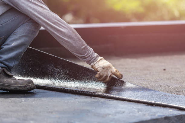 Professional Basement Waterproofing technician working in Shiloh, IL